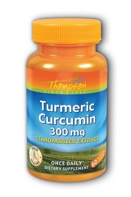 Thompson Nutritional Экстракт куркумы, 300 мг, 60 капсул