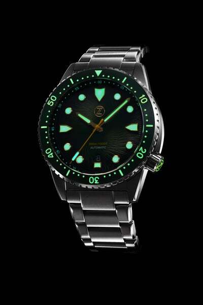 Pre-owned Zelos Great White V2 300m Forged Carbon 43mm Watch - Dealer & Warranty
