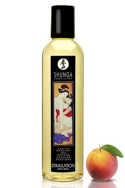 UPC 697309010078 product image for Shunga Oil Massage Erotic Stimulation / Peach- Shipping Domitius | upcitemdb.com