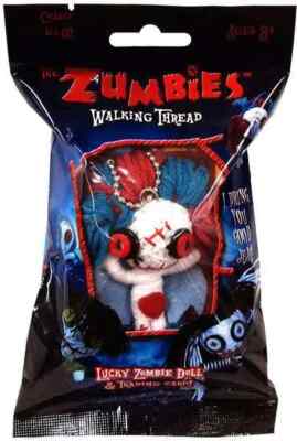 The Zumbies: Walking Thread Lucky Zombie Doll & Trading Card Keychain - Madeline