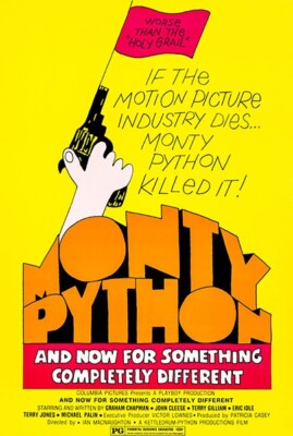 Monty Python And Now For Something Completely Different 1971 Movie Poster Magnet