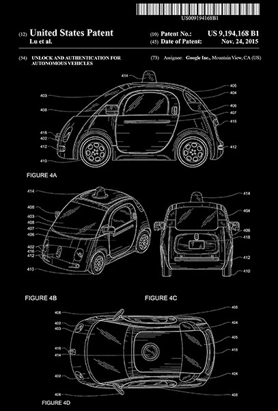 2015 - Google Waymo Self-Driving Car - D. T. Lu