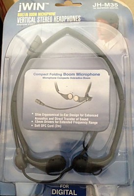 jWIN JH-M35 Headphone with Mic / Free Shipping