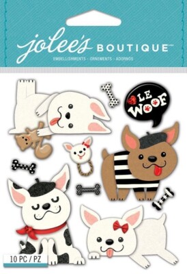 Jolee's DOGS & CATS Stickers FRENCH BULLDOGS KITTIES PUPPY LOVE PAW PRINTS PETS