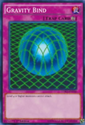 Gravity Bind 1st X 3 YUGIOH LDK2-ENY40 Continuous Trap Card