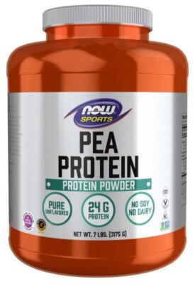 Now Foods Гороховый протеин, натуральный порошок без вкуса, 7 фунтов