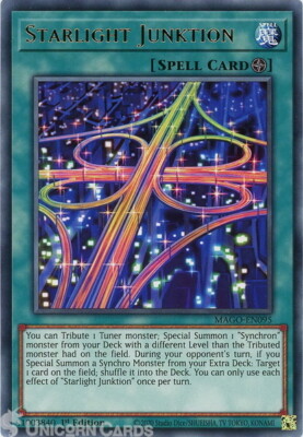 MAGO-EN095 Starlight Junktion Rare 1st Edition Mint YuGiOh Card