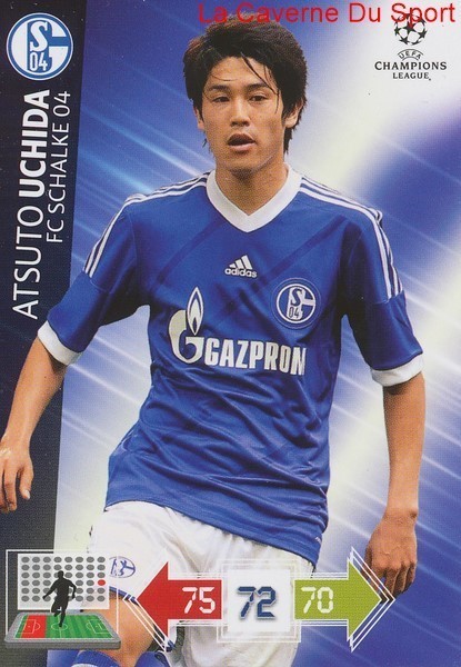U105 Atsuto Uchida Fc Schalke 04  Card Champions League Adrenalyn 2013 Panini