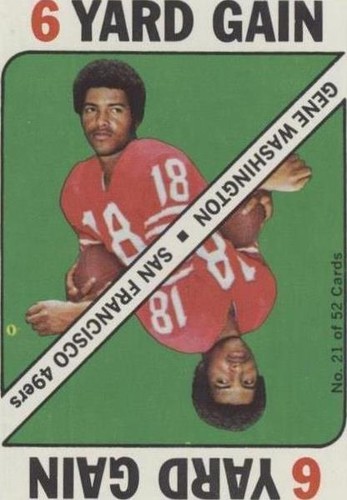 1971 Topps Game Cards Gene Washington #21