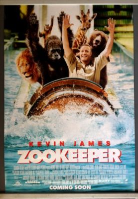 ZOOKEEPER MOVIE POSTER 2 Sided ORIGINAL Advance 27x40 KEVIN JAMES