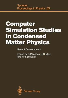 Computer Simulation Studies in Condensed Matter Physics : Recent Developments...