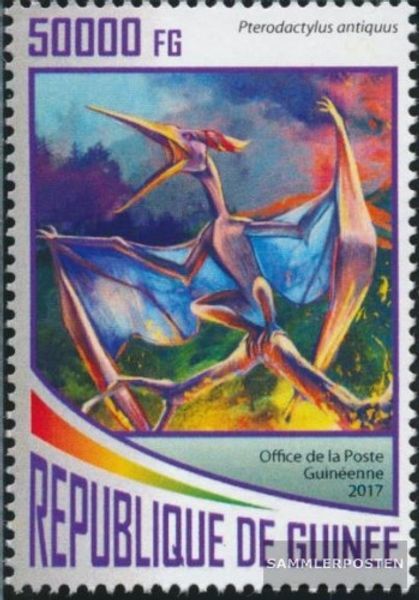 Guinea 12664 (Kompl. Ausgabe) Postfrisch 2017 Dinosaurier