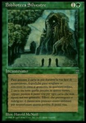 MTG SYLVAN LIBRARY ITALIAN EXC - BIBLIOTECA SILVESTRE - IT_LG - MAGIC