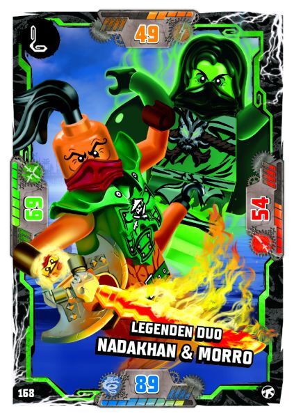 Karte 168 - Legenden Duo - Nadakhan & Morro - LEGO Ninjago