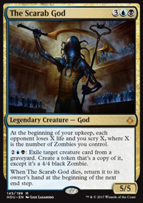 MTG THE SCARAB GOD EXC - LO SCARABEO DIVINO - HOU - MAGIC