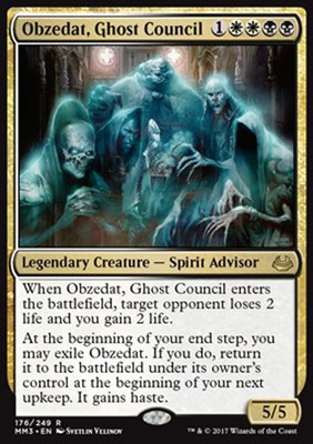 MTG OBZEDAT, GHOST COUNCIL - OBZEDAT, CONCILIO FANTASMA - MMA3 - MAGIC