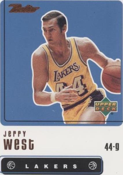 Retro de cubierta superior 1999-00 - Jerry West #75
