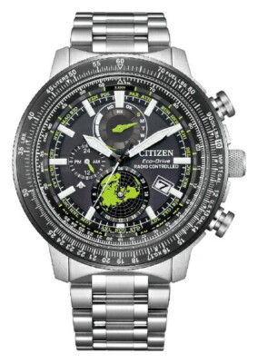 Pre-owned Citizen Promaster Sky By3006-53e Black Geo Trekker Direct Men's Watch In Box