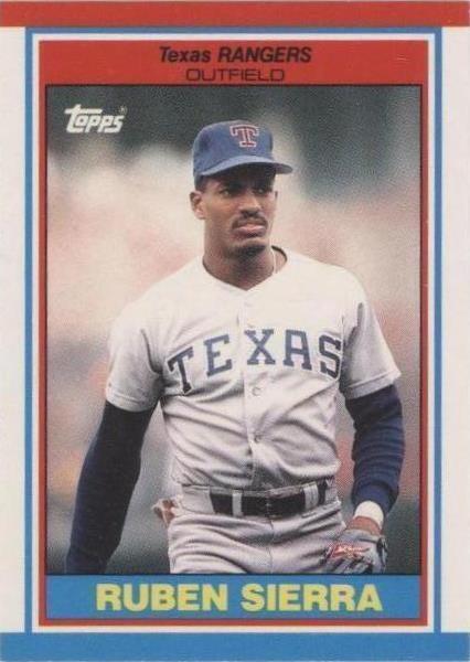 1989 Topps Reino Unido Minis - Ruben Sierra #71
