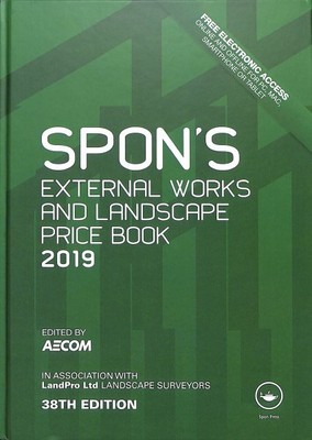 Spon's External Works and Landscape Pric 2019, Hardcover by Aecom (EDT), Bran...