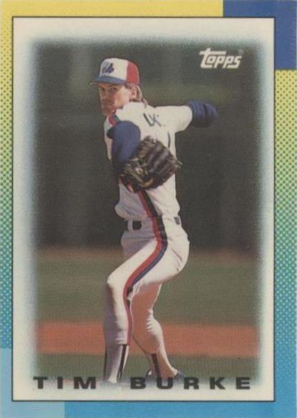 1990 Topps League Leaders Minis - Tim Burke #61