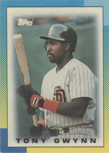 1990 Topps League Leaders Minis - Tony Gwynn #80