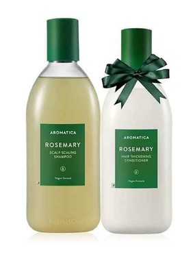 Aromatica Rosemary 13.5 floz Shampoo & Conditioner w/1 floz Root Enhancer New