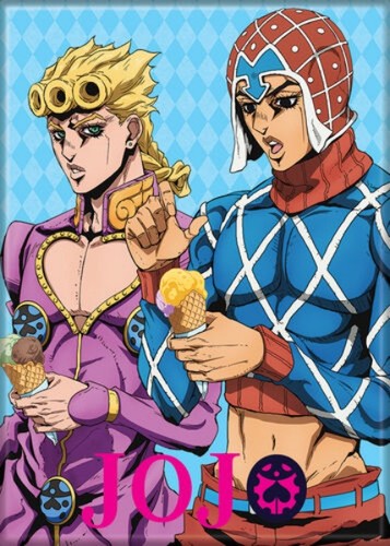JoJo's Bizarre Adventure Anime Mista and Giorno Refrigerator