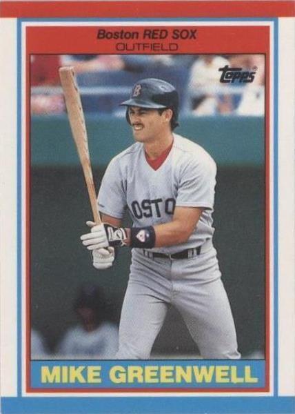 1989 Topps Reino Unido Minis - Mike Greenwell #32