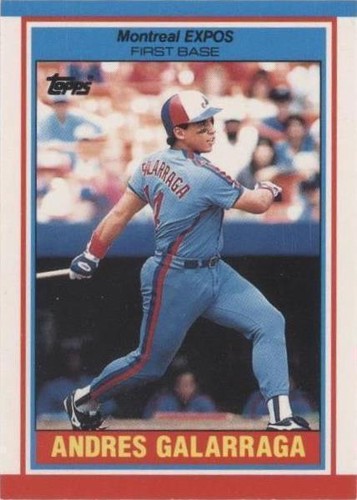 1989 Topps United Kingdom Minis - Andres Galarraga #28