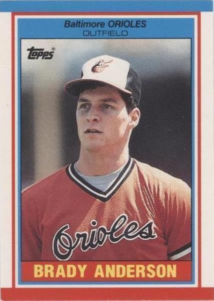 1989 Topps Reino Unido Minis - Brady Anderson #1