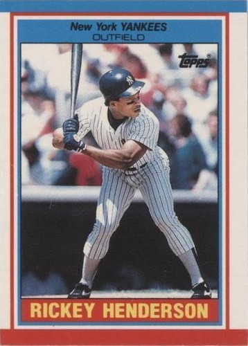 1989 Topps United Kingdom Minis - Rickey Henderson #37