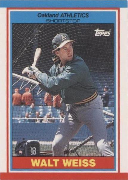 1989 Topps Reino Unido Minis - Walt Weiss #82