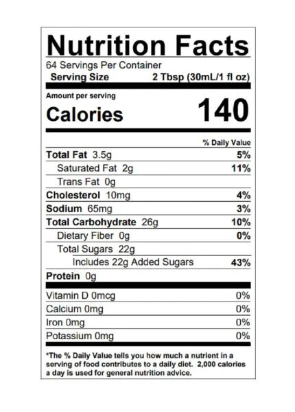 Torani Caramel Puremade Sauce (64oz), G-Caramel-S-PURE