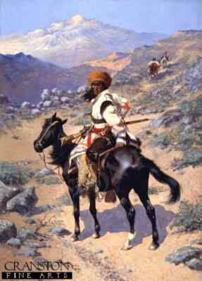 American west history art Post card Native American trapper Frederick Remington