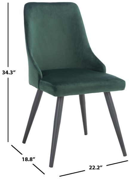 Safavieh ZOI UPHOLSTERED DINING CHAIR, Reduced Price 2172724319 DCH7500D-SET2