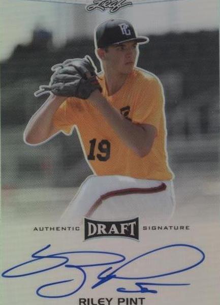 2016 Leaf Metal Draft - Riley Pint #BA-RP1