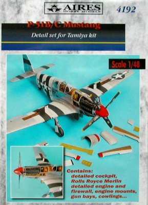 Aires 1/48 P-51B/C Mustang Detail Set for Tamiya kit 4192