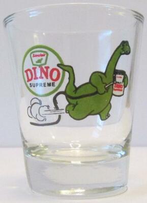 Very Nice Sinclair Dino 1 1/2 oz Shot Glass