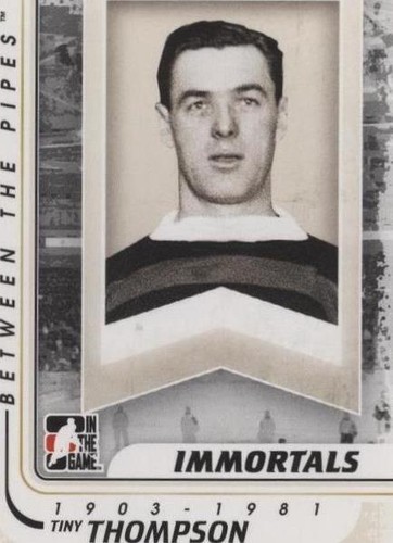 2010-11 In the Game Between the Pipes - Tiny Thompson #198