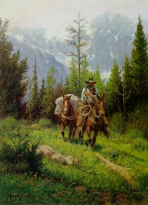 G. Harvey - Spring in the Tetons - S/N Lithograph - Signed - MINT
