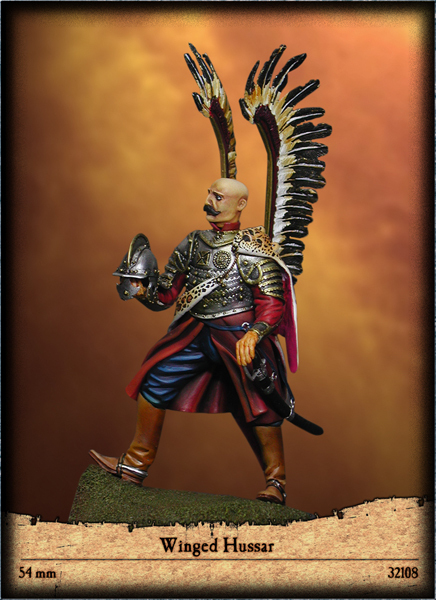 54mm m model 32108 polish winged hussar