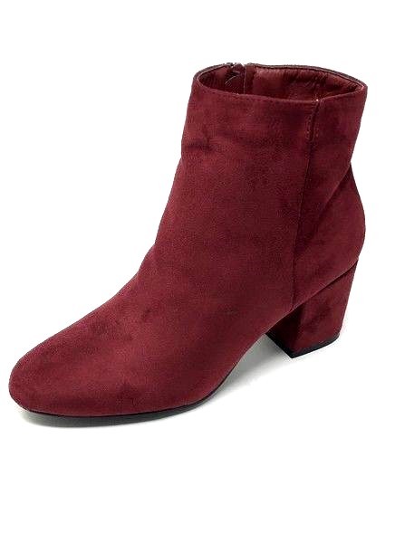✅Damen High Heels Stiefelette Ankle Boots Winter Stiefel Wildlederlook 36-41