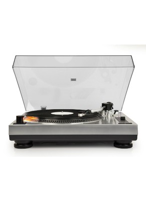 New Crosley C100 Silver 2 speed record player   60's style turntables avail ????