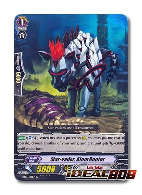 Cardfight Vanguard x 4 Star-vader Atom Router BT17/125EN C Pack Fresh Mint