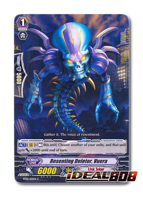Cardfight Vanguard x 4 Resenting Deletor Vuera BT16/125EN C Pack Fresh Min