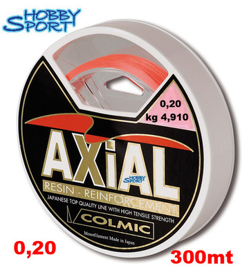 FILO SURFCASTING COLMIC AXIAL MT 300 mm 0,20 COLORE ORANGE