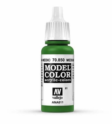 Vallejo Medium Olive Model Color 17ml Acrylic Paint 70.85