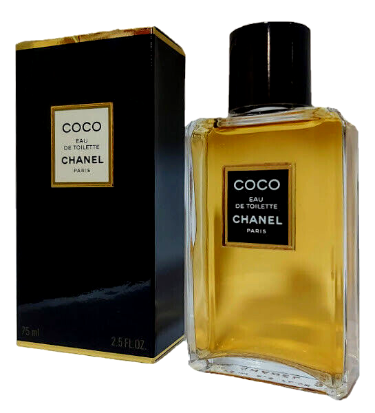 CHANEL COCO EAU DE TOILETTE,2.5 oz 75ml,SPLASH,VINTAGE