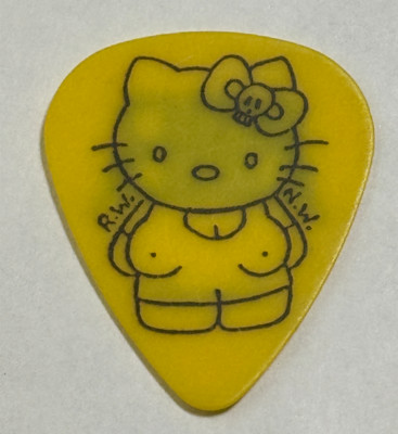 The All-American Rejects Guitar Pick 2009 Concert Tour Plectrum Nice Hello Kitty